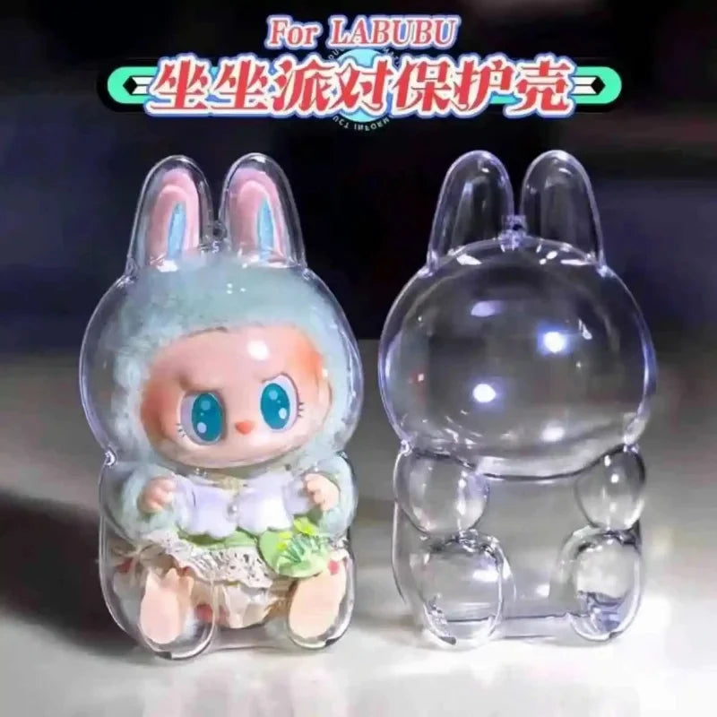 In Stock Hot Anime Figure Labubu Have A Seat Series PVC Pendant Doll Model Toy Kawaii Monster Replica Keychain Toy Birthday Gift